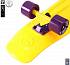 Скейтборд виниловый Y-Scoo Big Fishskateboard 27" 402-Y с сумкой, желто-фиолетовый  - миниатюра №3
